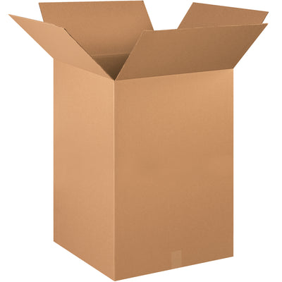ECT-32 single wall corrugated boxes in 22x22x30 dimensions deliver reliable strength for warehouse, fulfillment, and shipping operations. Kraft construction stacks efficiently and maximizes pallet density. Sold as bundles of 10 for volume savings and freight efficiency.