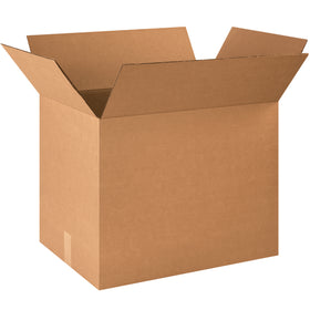 Heavy-duty ECT-32 single-wall corrugated boxes sized 23" × 16" × 18 5/8" for reliable mid-sized shipments. Sold in bundles of 15 kraft cartons with excellent stacking performance and compression strength. Maximize freight efficiency while reducing per-unit packaging costs.