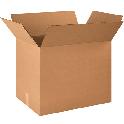 Heavy-duty ECT-32 single-wall corrugated boxes sized 23" × 16" × 18 5/8" for reliable mid-sized shipments. Sold in bundles of 15 kraft cartons with excellent stacking performance and compression strength. Maximize freight efficiency while reducing per-unit packaging costs.