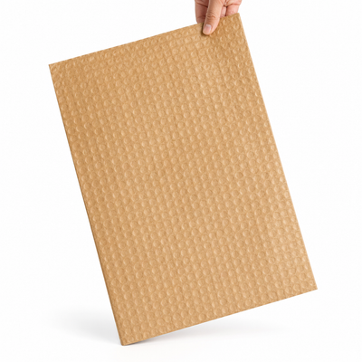 23x15 Kraft Paper Bubble Sheets - Cushioning, Perforated Roll