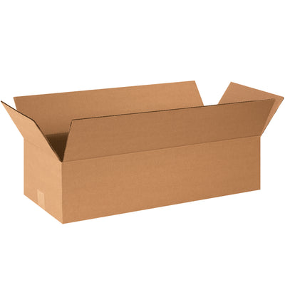 ECT-32 kraft corrugated shipping boxes engineered for shallow-depth products that demand reliable protection without excess material waste. These 24x10x6" cartons ship flat to maximize your warehouse storage and reduce freight costs–perfect for apparel, books, artwork, and picture frames. Bundle of 25 per order.
