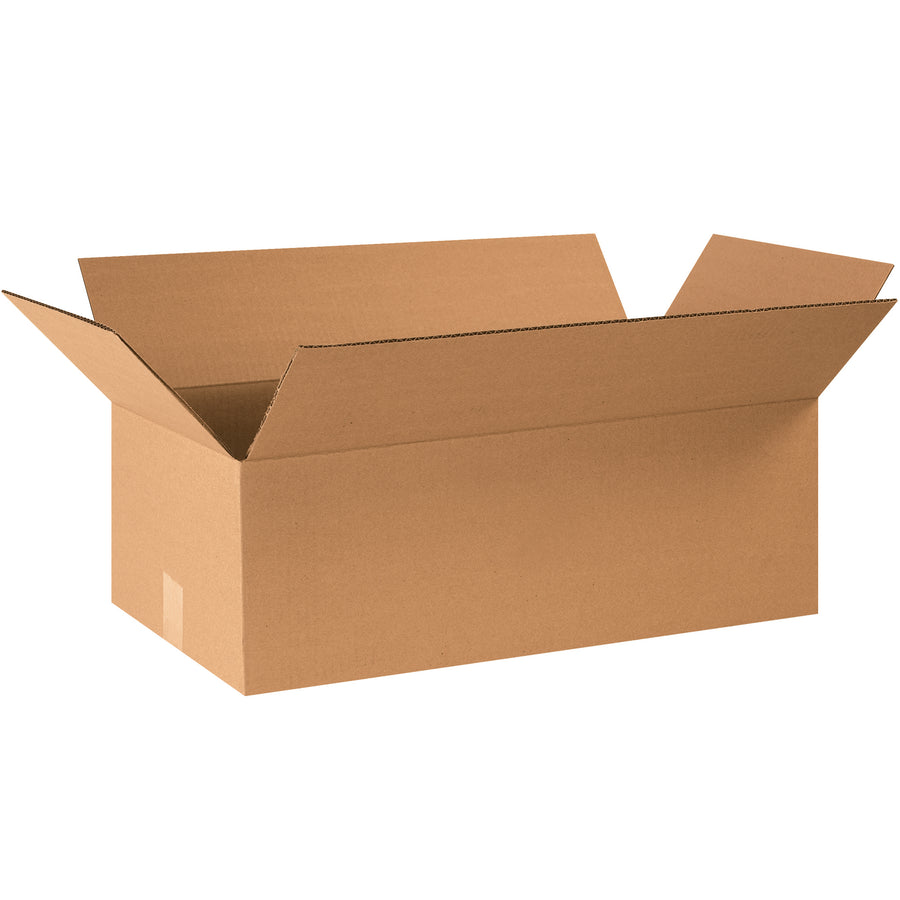 Dependable ECT-32 single-wall kraft corrugated boxes in 24"×12"×8" dimensions–ideal for mid-weight shipping and storage operations. This 25-box bundle cuts per-unit costs while maintaining proven stacking strength. Fully recyclable and designed for efficient warehouse workflows.