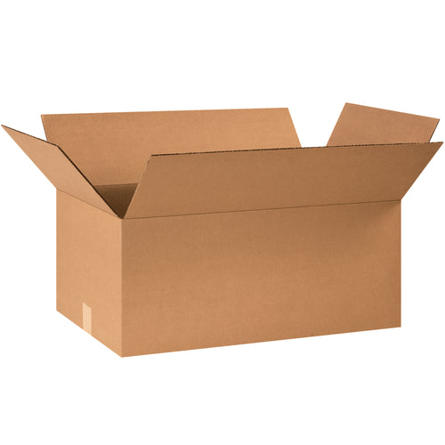 ECT-32 kraft corrugated shipping boxes sized 24