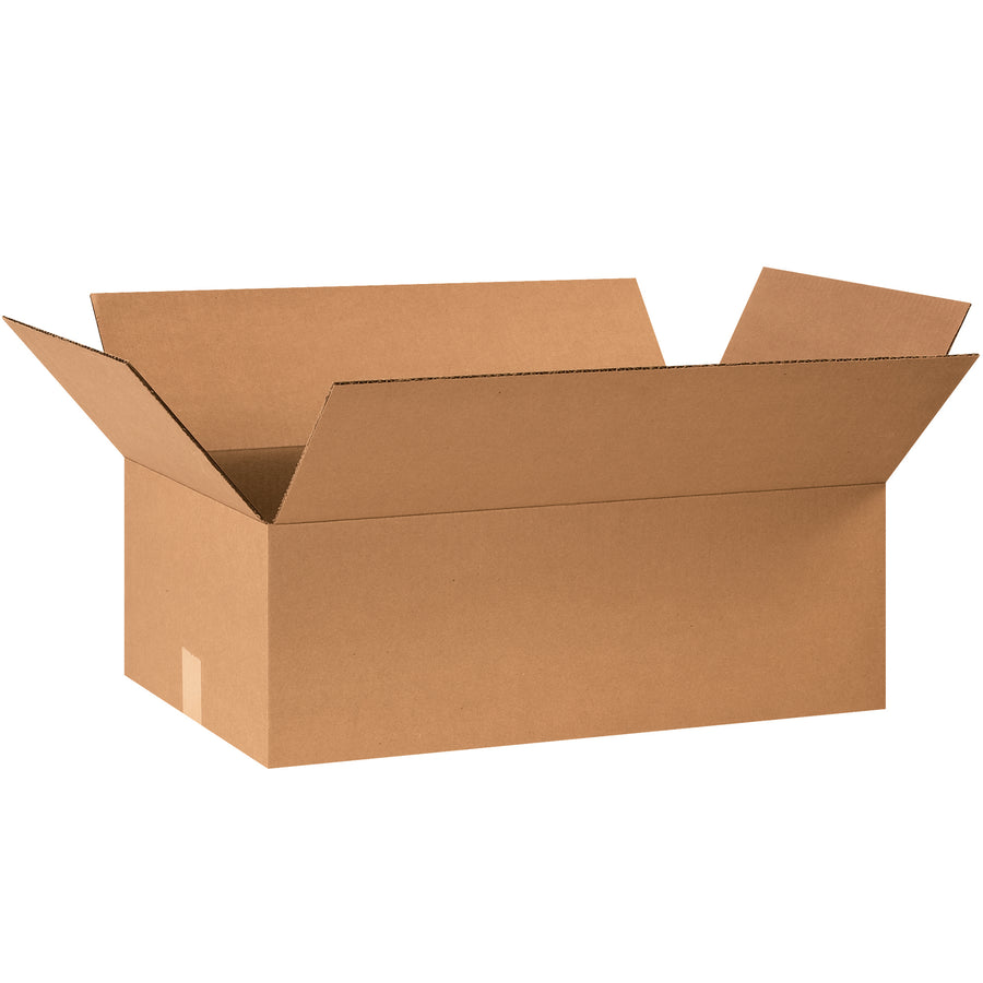 Ship shallow products efficiently with 24x14x8 ECT-32 kraft corrugated boxes‚the go-to choice for apparel, books, artwork, and lightweight items. Bundle of 20 ships flat to maximize warehouse space and cut freight costs. Reliable single-wall construction rated for consistent stacking performance.