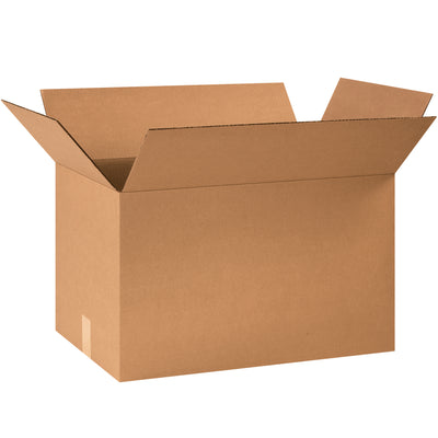 ECT-32 kraft corrugated boxes sized 24" × 15" × 15" deliver standard industrial strength for mid-weight shipping and storage. Sold in bundles of 20 units to maximize freight efficiency and reduce per-unit costs. Fully recyclable and manufactured to consistent quality standards.