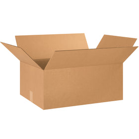 Industrial-grade 24x16x10 corrugated shipping boxes built from ECT-32 single-wall kraft material for dependable stacking and freight protection. Each bundle contains 15 boxes, delivering consistent performance at volume pricing. Recyclable kraft construction reduces waste while maintaining structural integrity for demanding warehouse operations.