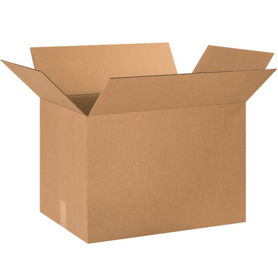 ECT-32 kraft corrugated boxes measuring 24" × 16" × 16" deliver reliable mid-weight strength for standard industrial shipping and storage applications. Sold in bundles of 10 units, these single-wall cardboard boxes maximize freight efficiency while maintaining recyclable sustainability standards. Ideal for warehouse managers optimizing cost-per-box without compromising structural integrity.