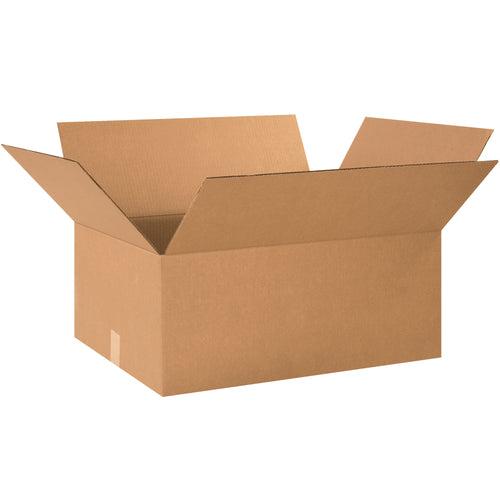 Bundle of 10 durable 24x18x10 kraft corrugated boxes manufactured from ECT-32 single-wall material–the industry standard for mid-weight shipping. Designed for warehouse managers and fulfillment directors seeking reliable, cost-effective cardboard shipping containers that maximize stack performance and minimize freight costs.
