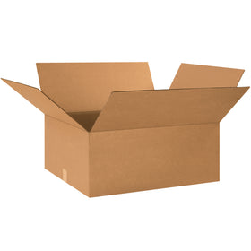 Industrial-grade 24x20x10 corrugated shipping boxes built from ECT-32 single-wall kraft material for dependable protection and efficient stacking. Each bundle includes 10 boxes, reducing your per-unit cost while maintaining the structural integrity your warehouse demands. 100% recyclable kraft construction meets sustainability goals without sacrificing performance.