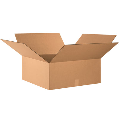 Industrial-grade 24x24x10 corrugated shipping boxes built from ECT-32 kraft for reliable stacking and freight protection. Sold as a bundle of 10, these heavy-duty cardboard boxes deliver cost-effective volume packaging for warehouses and fulfillment operations. 100% recyclable kraft material.