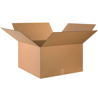 ECT-32 kraft corrugated boxes measuring 24"W × 24"D × 14"H, sold as a bundle of 10 units. Built for reliable stacking performance and freight efficiency in high-volume fulfillment environments. Standard-strength single-wall construction delivers cost-effective shipping protection for mid-weight products.