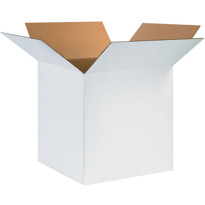 Premium 24x24x24 white corrugated cube boxes with ECT-32 strength‚ideal for branded shipments and custom labeling. This 10-pack bundle delivers heavy-duty stacking performance with a pristine white finish that makes labels and shipping instructions stand out. Same durability as kraft cartons at a fraction of the cost.
