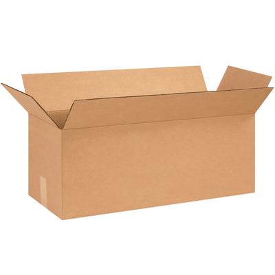 Ship long, narrow items efficiently with 26x10x10 ECT-32 kraft corrugated boxes featuring long-side openings for fast packing. Durable single-wall construction rated for stacking and freight handling. Sold flat in convenient 25-box bundles‚maximize warehouse space while minimizing per-unit costs.