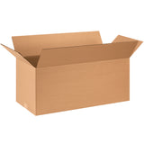 Ship long, narrow items with ease using these 28x12x12 ECT-32 kraft corrugated boxes featuring wide openings along the length. Engineered for wine bottles, umbrellas, carpet rolls, and similar products. Sold flat in bundles of 20 for maximum freight efficiency and cost savings.