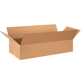 ECT-32 kraft corrugated cartons sized 28" x 12" x 6" deliver reliable protection for shallow products with minimal dimensional weight. Ships flat to maximize storage efficiency and reduce freight spend. Bundle of 25 boxes–ready for immediate fulfillment operations.
