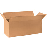 Ship long, narrow items efficiently with these 30x12x12 corrugated cartons featuring wide side openings for fast packing. ECT-32 single-wall kraft construction delivers reliable protection while minimizing freight costs through a tall, compact footprint. Sold flat in bundles of 15‚maximize your warehouse storage and cut per-unit costs.