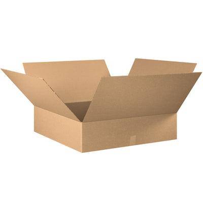 Heavy-duty ECT-32 single wall corrugated shipping boxes in standard 32"x32"x12" dimensions. Collapse flat for 80% storage savings and maximum freight efficiency. Sold in bundles of 10–ideal for high-volume warehouse and fulfillment operations.