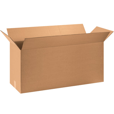 Heavy-duty ECT-32 single-wall corrugated boxes sized 36" × 12" × 16" for long product shipping and storage. Ships flat to maximize warehouse space and freight efficiency. Bundle of 15 boxes delivers bulk savings for high-volume fulfillment operations.
