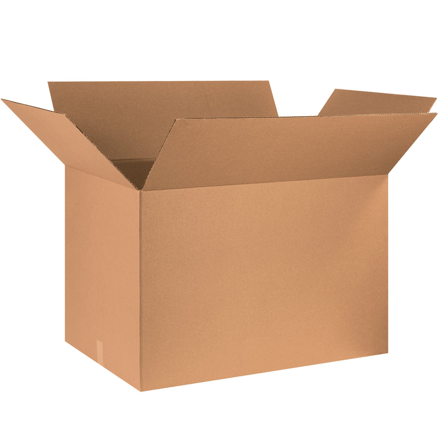Heavy-duty 36x24x24 corrugated shipping boxes built from ECT-32 kraft material for reliable protection and optimal stacking performance. Each bundle includes 5 boxes, reducing per-unit costs for warehouse managers and fulfillment operations. Recyclable construction supports sustainable logistics without sacrificing strength.