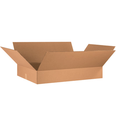 Ship smarter with 36x24x6 ECT-32 kraft corrugated boxes‚engineered for shallow products like apparel, books, artwork, and frames. Ships flat to maximize your warehouse storage and reduce freight costs. Bundle of 10 boxes.