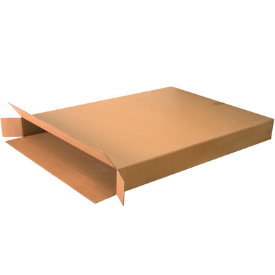 Heavy-duty 36x5x48 side loading boxes with ECT-44 single wall corrugated construction deliver reliable stacking performance and freight efficiency. Kraft material ships and stores flat, reducing warehouse footprint by up to 70%. Bundle of 5 boxes–the industry standard for fulfillment operations managing high-volume SKUs.