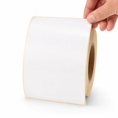 3x5 Made in USA Labels High Gloss Paper 500/Roll — image 1