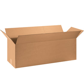 Ship long, narrow items efficiently with 40x12x12 ECT-32 kraft corrugated boxes featuring wide long-side openings for fast packing. Each bundle includes 15 boxes–ideal for wine bottles, umbrellas, carpet rolls, and specialty items. Reduce wasted space and cut per-unit shipping costs.