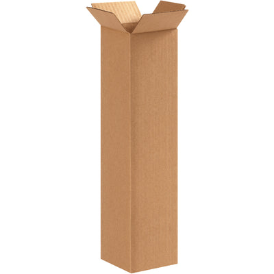 Ship tall items efficiently with our 4x4x16 corrugated boxes–ECT-32 single-wall kraft construction rated for reliable stacking and protection. End-loading design speeds packing operations. Sold as 25-box bundles, flat-shipped to maximize freight savings.