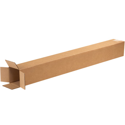 Ship tall items efficiently with our 4x4x36 corrugated boxes–ECT-32 kraft single wall construction delivers proven strength at competitive bulk pricing. End-loading design speeds packing operations. Bundle of 25 ships flat to maximize freight efficiency.