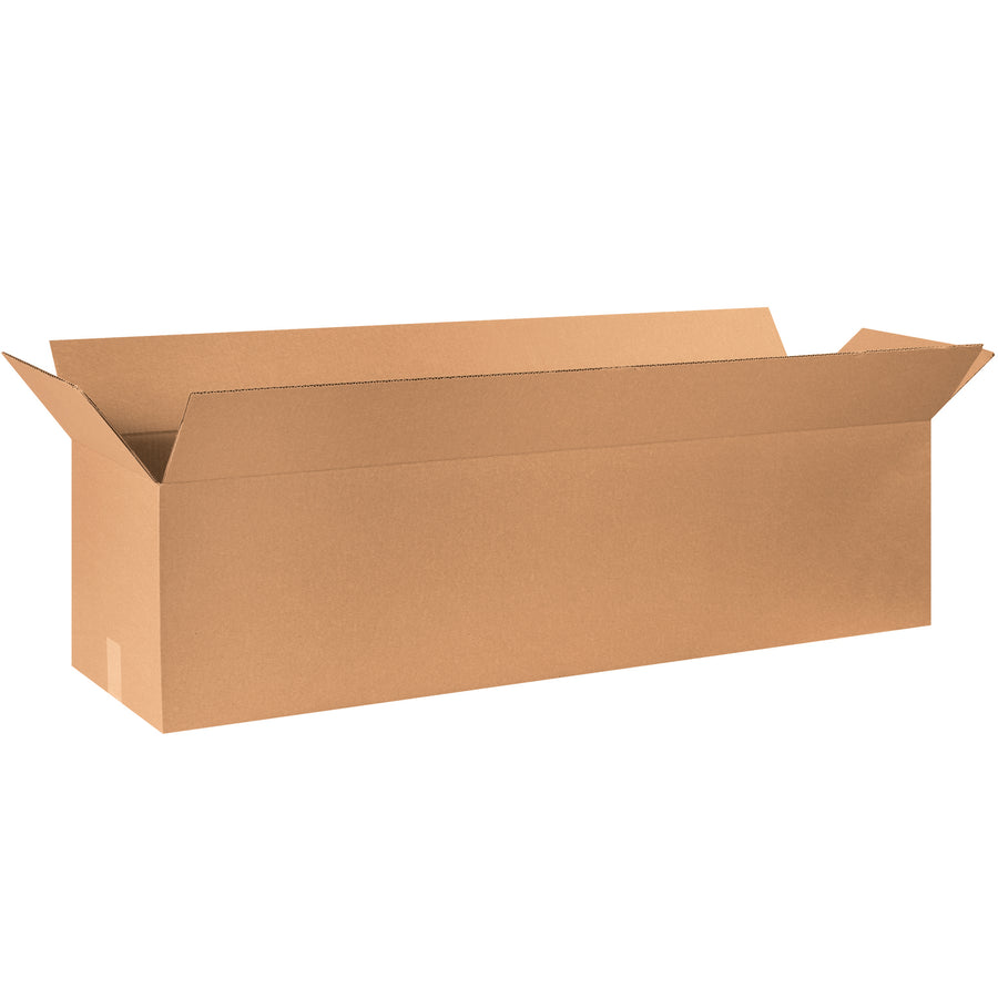 Ship long, narrow items efficiently with these 48x12x12" corrugated boxes featuring a convenient long side opening for fast packing. ECT-32 kraft construction provides reliable protection for wine bottles, umbrellas, carpet rolls, and similar products. Sold in bundles of 10‚order flat and assemble on-demand to maximize warehouse space.