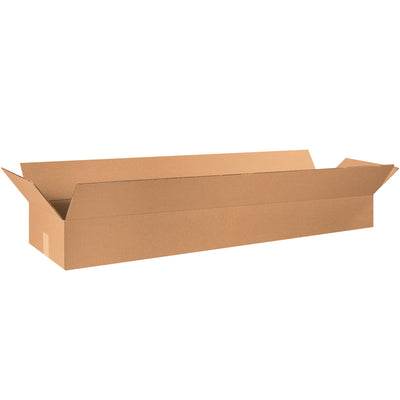 Ship long, narrow items efficiently with these 48x12x6 corrugated boxes. ECT-32 kraft construction delivers reliable stacking strength and crush resistance. Sold in bundles of 20 and shipped flat to maximize freight efficiency and storage space.