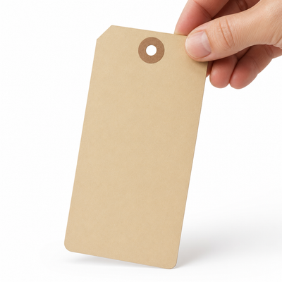 5 3/4 x 2 7/8" Manila Shipping Tags 13 Pt. - 250 Pack — image 1