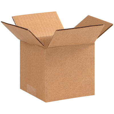 Reliable 5x5x4 corrugated shipping boxes built from ECT-32 kraft material for cost-effective small-item fulfillment. Standard strength performance ideal for lightweight products, samples, and retail fulfillment. Sold in convenient 25-box bundles to maximize warehouse efficiency and reduce per-unit costs.