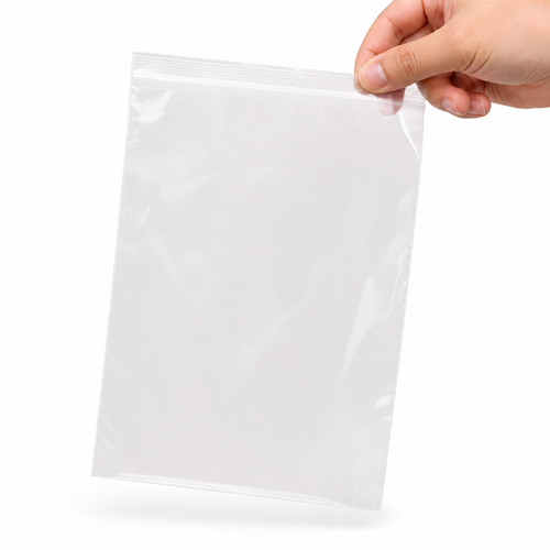5x7 1.5 Mil Resealable Poly Bags w/ Suffocation Warning - 1000/Case — image 1