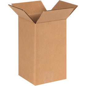 Ship tall items efficiently with 6x6x10 corrugated boxes made from sturdy ECT-32 kraft material. Perfect for trophies, fishing rods, shelving, and other elongated products. 25-box flat-pack bundle reduces freight costs and storage footprint.