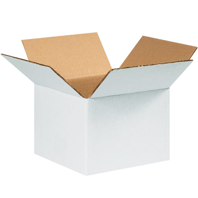 ECT-32 white corrugated boxes sized 6x6x4 deliver industry-standard strength with pristine label appeal. Each 25-pack features single-wall construction rated for reliable stacking and freight efficiency. The white finish makes printed labels and shipping instructions stand out clearly during fulfillment and transit.