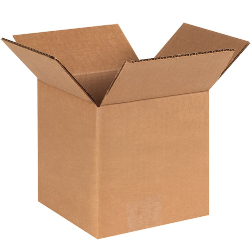 Premium ECT-32 kraft corrugated cube boxes sized 6