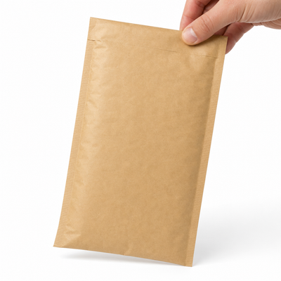 6x10 All Paper Bubble Mailer #0 Recyclable Kraft - 100 Pack — image 1