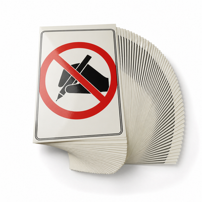 6x10" Do Not Sign For Shipment Labels - High Gloss - International Compliance — image 2