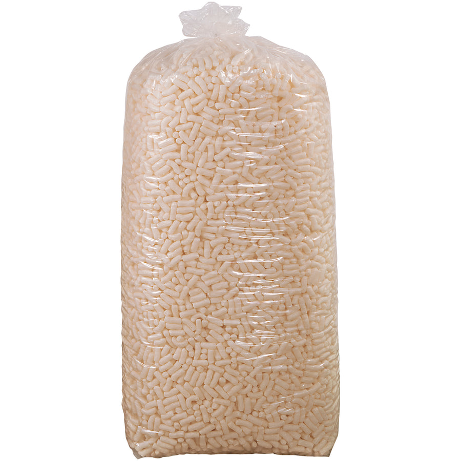 Replace polystyrene packing peanuts with this 7 cubic foot bag of water-soluble corn starch loose fill. Dust-free, anti-static, and completely biodegradable‚no harmful residue left behind. Perfect for sustainable packaging that meets shipping compliance standards.