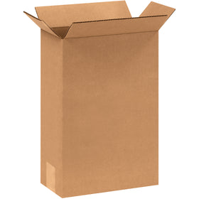 Heavy-duty 8x4x12" corrugated shipping boxes built from ECT-32 single-wall kraft material for reliable protection and cost efficiency. This 25-box bundle is ideal for warehouse managers and fulfillment centers requiring consistent stacking strength and freight optimization. Recyclable kraft construction reduces environmental impact while maintaining industry-standard durability.