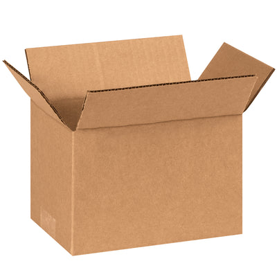Reliable ECT-32 kraft corrugated shipping boxes measuring 8"  5"  5" sold in bundles of 25. Designed for standard warehouse and fulfillment operations with proven stacking strength. Recyclable material reduces environmental impact while maintaining structural integrity for mid-weight items.