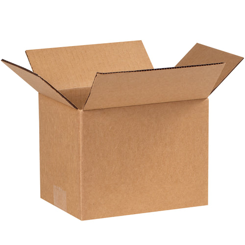 Economical 8x6x6 corrugated shipping boxes built from ECT-32 kraft material for standard industrial use. This 25-box bundle delivers dependable stacking strength and sustainable packaging at volume pricing. Ideal for e-commerce fulfillment, warehouse storage, and light-to-medium product distribution.