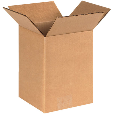 ECT-32 single-wall corrugated boxes sized 8" x 6" x 8" for mid-weight product shipping and storage. Built with kraft material for durability and recyclability. Sold as a 25-box bundle for maximum cost efficiency in high-volume operations.