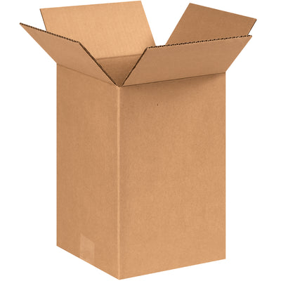 ECT-32 single wall kraft corrugated boxes in 8x8x11 dimensions ship and store completely flat, maximizing your warehouse efficiency. Sold in bundles of 25, these industry-standard cardboard shipping boxes provide reliable protection for small-to-medium items. Perfect for e-commerce fulfillment, storage, and cost-conscious logistics operations.