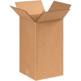 Ship tall items efficiently with our 8x8x14 corrugated boxes made from durable ECT-32 kraft material. End-loading design enables fast packing and sealing. Sold in bundles of 25 and shipped flat to maximize freight efficiency and reduce storage footprint.