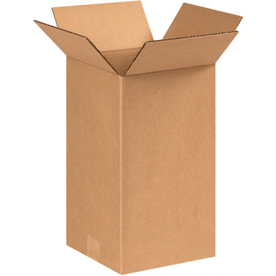 Ship tall items efficiently with our 8x8x14 corrugated boxes made from durable ECT-32 kraft material. End-loading design enables fast packing and sealing. Sold in bundles of 25 and shipped flat to maximize freight efficiency and reduce storage footprint.