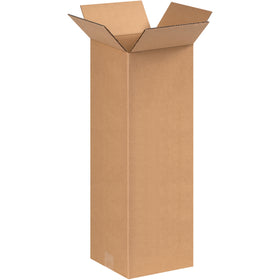 ECT-32 kraft corrugated boxes in 8x8x20 dimensions–built for tall items like fishing rods, trophies, and shelving. End-loading design speeds packing and sealing. Sold in bundles of 25, shipped flat to maximize warehouse efficiency.
