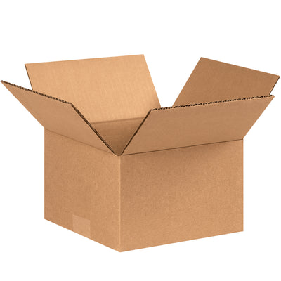 ECT-32 single-wall corrugated boxes sized 8" x 8" x 5"–the proven standard for mid-weight shipping and storage. Sold as bundles of 25 kraft cartons. Built to stack efficiently and reduce freight costs per unit.