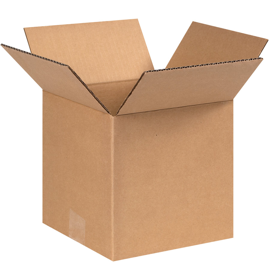 Ship odd-shaped and cylindrical products with confidence using these ECT-32 kraft corrugated cube boxes. Each 8" x 8" x 8" box features robust single-wall construction rated for reliable stacking performance. Buy in bundles of 25 units and reduce per-unit costs while maximizing warehouse efficiency.